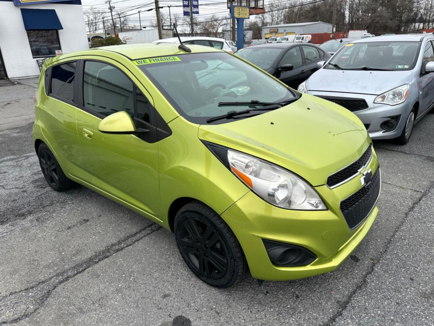 2013 GREEN* Chevrolet Spark 1LT Manual (KL8CC6S91DC) with an 1.2L L4 16V DOHC engine, 5-Speed Manual transmission, located at 1254 Manheim Pike, Lancaster, PA, 17601, (717) 393-9133, 40.062870, -76.323273 - Photo#2